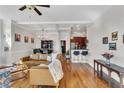 Inviting living area with hardwood floors, coffered ceilings, and a stylish open-concept design at 1258 Dekalb Ne Ave # 129, Atlanta, GA 30307