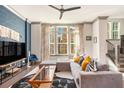 Inviting living room with large windows, stylish furniture, and attractive decor at 589 Broadview Ne Pl, Atlanta, GA 30324