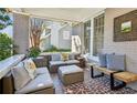 A stylish front porch with comfortable seating and a mosaic-tiled floor at 996 Blue Ridge Ne Ave, Atlanta, GA 30306