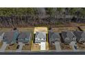 Aerial view of home and property boundaries at 325 Caledonia Ct, Peachtree City, GA 30269