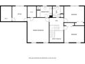 Second level floor plan featuring a primary bedroom, office, and two additional bedrooms at 3970 Brenteresa Ct, Snellville, GA 30039