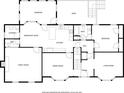 Main level floor plan featuring the living room, dining room, and kitchen at 3970 Brenteresa Ct, Snellville, GA 30039