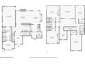 Detailed floor plan showcasing the layout of the home's first and second floors at 244 Lotus Cir, Mcdonough, GA 30252