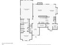 Home's first floor plan layout showing primary bedroom, living room, kitchen, and dining room at 244 Lotus Cir, Mcdonough, GA 30252