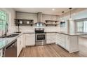 Modern kitchen featuring stainless steel appliances, granite countertops, and hardwood flooring at 2797 Gresham Se Rd, Atlanta, GA 30316