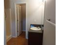Bathroom featuring a sink vanity and a stand-up shower at 5175 Hanover St, Atlanta, GA 30349