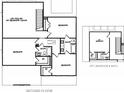 Upstairs floor plan showcasing bedrooms 2-4, 2 bathrooms, and the loft/ den at 1269 Pj East Rd, Covington, GA 30014