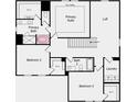 Second floor plan features a primary suite with tray ceiling, three bedrooms, two baths, and a convenient laundry room at 4181 Brindle Pl, Loganville, GA 30052
