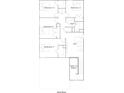 Layout of the 2nd Floor including Bedrooms 2-5, a Loft, and Open to Below Area at 1221 Arnhem Dr, Hampton, GA 30228