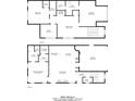 Detailed floorplan showcasing the layout of the home, including room dimensions and total square footage at 185 Bellehaven Dr, Woodstock, GA 30188