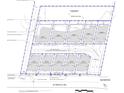 Enlarged site plan showcasing the parcel footprints, sidewalk zone, and resident dog walk area at 320 W Wieuca Ne Rd, Atlanta, GA 30342