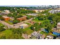 Aerial view of property, showcasing the lot size, surrounding neighborhood and proximity to the stadium at 26 Ormond, Atlanta, GA 30315