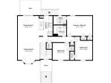 Detailed floor plan showing layout of dining, Gathering rooms, kitchen, Primary bedroom, bathrooms, and closets at 5508 Hadrian Ct, Lithonia, GA 30058