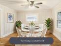 Bright dining area featuring a glass table and modern decor at 706 S Grand Nw Ave, Atlanta, GA 30318