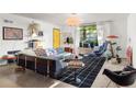 Bright living room with modern decor and large window at 1190 Briarcliff Ne Rd # 1, Atlanta, GA 30306