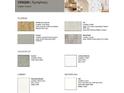Symphony interior design scheme featuring organic casual style flooring, countertops, backsplash and cabinets at 207 Groveton Ct, Euharlee, GA 30145