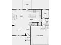 Spacious first-floor layout with open-concept kitchen, great room, dining, and 2 car garage at 209 Groveton Ct, Euharlee, GA 30145