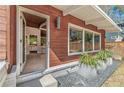 Close up of the exterior entrance showcasing the architectural details at 3398 Lori Ln, Atlanta, GA 30340