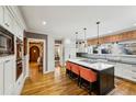 Bright, updated kitchen with a center island and stainless steel appliances at 1666 Johnson Ne Rd, Atlanta, GA 30306