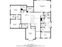 Upstairs floor plan showing bedrooms, bathrooms, laundry, and closets at 2480 Copper Mill Trl, Cumming, GA 30041