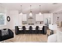 Modern kitchen with an island and stainless steel appliances at 1103 Boulevard Se Dr, Atlanta, GA 30317