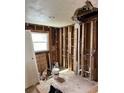 Kitchen renovation in progress, showing exposed framing and plumbing, offering a blank canvas for a new design at 2298 Swallow Se Cir, Atlanta, GA 30315