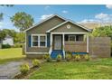 Charming one-story home with green lawn, blue shutters and inviting front porch at 660 Simmons St, Atlanta, GA 30318