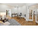 Bright home office with hardwood floors and ample space for work and relaxation at 2039 Fisher Ne Trl, Atlanta, GA 30345