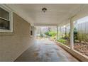 Covered carport area providing shelter and convenience adjacent to the brick home at 1624 Linda Dr, Decatur, GA 30032