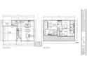 Detailed floor plan showcasing layout of main floor with kitchen, dining, Gathering room, and 2-car garage at 4755 Fowler St, Acworth, GA 30101