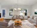 Bright, virtually staged living room featuring neutral decor and ample natural light at 6206 Redan Overlook, Lithonia, GA 30058