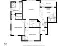 Detailed floor plan showing the layout of the home, including the living room, bedrooms, bathrooms, and kitchen at 1903 Anjaco Rd # 5, Atlanta, GA 30309