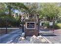 Gated entrance to The Highlands at Akers Mill provides security and privacy in a wooded setting at 1303 Highland Bluff Se Dr # 303, Atlanta, GA 30339