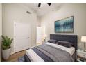 Cozy bedroom with a comfortable queen-size bed, soft lighting, and minimalist decor at 3400 Malone Dr # 110, Atlanta, GA 30341