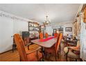 Traditional dining room featuring hardwood floors, a chandelier, and classic decor at 1198 Seminary Dr, Marietta, GA 30064