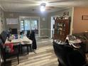 Open dining area with sliding glass doors and view to outdoor space at 4574 Cedar Ridge Trl, Stone Mountain, GA 30083