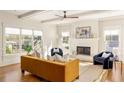 Cozy living room offers ample seating, a fireplace, and lots of natural light at 263 Mathews Ne Ave, Atlanta, GA 30307