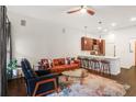 Bright living room with kitchen and counter seating at 870 Inman Village Ne Pkwy # 222, Atlanta, GA 30307