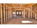Interior framing shows layout with large window openings and staircase at 4850 Cool Springs Rd, Winston, GA 30187