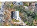 Aerial view of a house and the surrounding tree-lined neighborhood at 1305 Fairview Ne Rd, Atlanta, GA 30306
