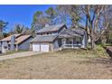 Traditional two-story home featuring a two-car garage and welcoming front porch at 3954 Springleaf Pt, Stone Mountain, GA 30083