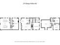 Detailed floorplan showcasing the layout of the home, including the kitchen, bedrooms, and living spaces at 274 Sleepy Hollow Rd, Powder Springs, GA 30127