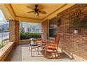 Inviting front porch featuring rocking chairs and a lovely ceiling fan at 434 Euclid Ne Ter, Atlanta, GA 30307