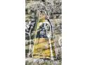 Aerial view showing the lot lines and pool area at 5241 Moon Rd, Powder Springs, GA 30127
