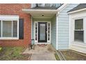 Close-up of the front door with glass inserts at 2770 Da Vinci Cres, Decatur, GA 30034