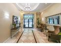 Elegant lobby with tile flooring, contemporary decor, and a view of the entrance, creating a welcoming ambiance at 230 E Ponce De Leon Ave # 327, Decatur, GA 30030