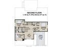 Second floor plan showcasing bedrooms, bathrooms, a loft, and a bonus room at 6841 Phillips Mill Rd, Douglasville, GA 30135