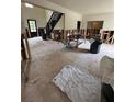 Renovation view of living room, showing wood subfloor and open floor plan at 3200 Farmington, Vinings, GA 30339