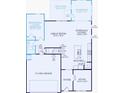 Detailed floor plan showcasing the layout of the first floor, including the kitchen and garage at 1629 Tide Mill Rd, Cumming, GA 30040