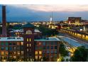 Stunning aerial view of the building at night, highlighting the urban skyline at 170 Boulevard Se # H523, Atlanta, GA 30312